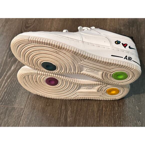 Air Force 1 '07 LV8 3 'Peace Love Nike' Youth 5.5 - Picture 7 of 7